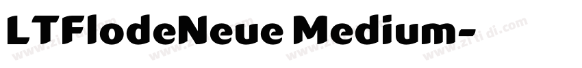 LTFlodeNeue Medium字体转换